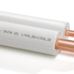 Medená rúra, predizolovaná dual (1/4"+1/2")_(6,35+12,07 x 0,8 mm), balenie 25bm